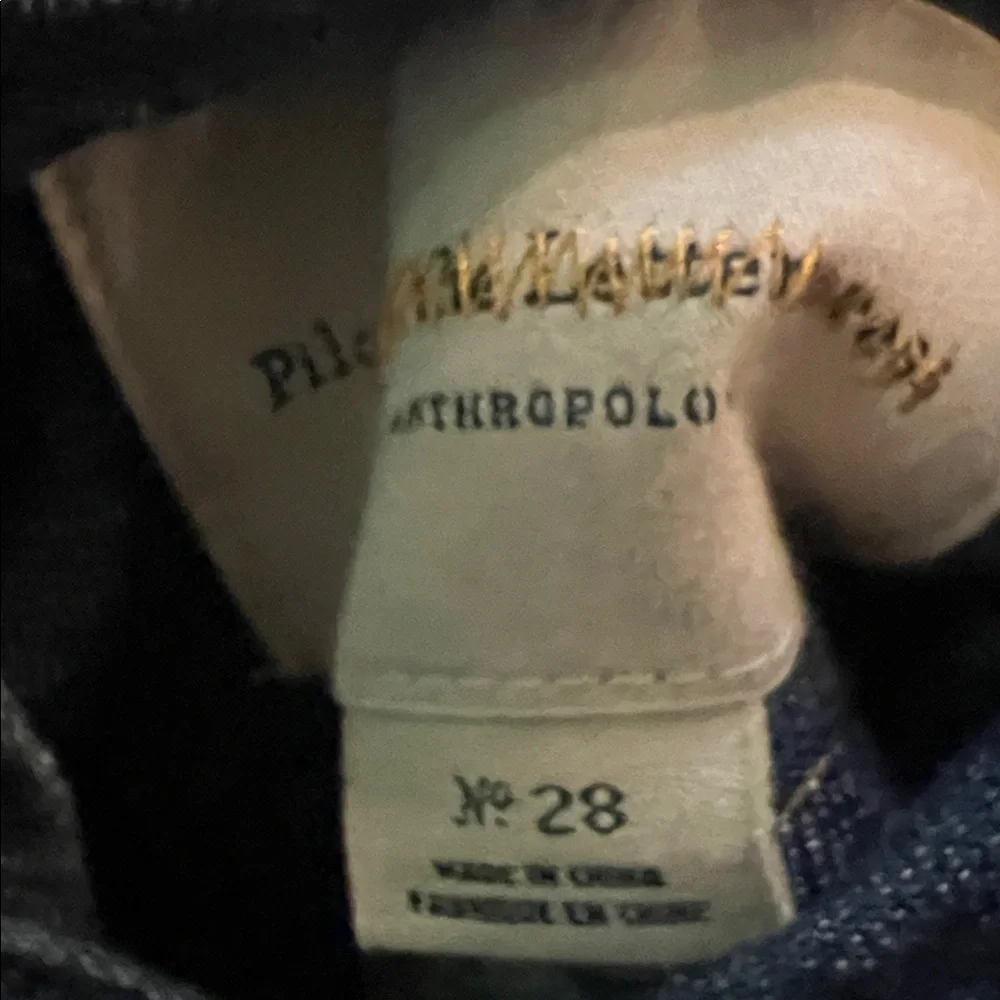 Anthropologie Blue Women's Jeans Overalls - Picture 3 of 5